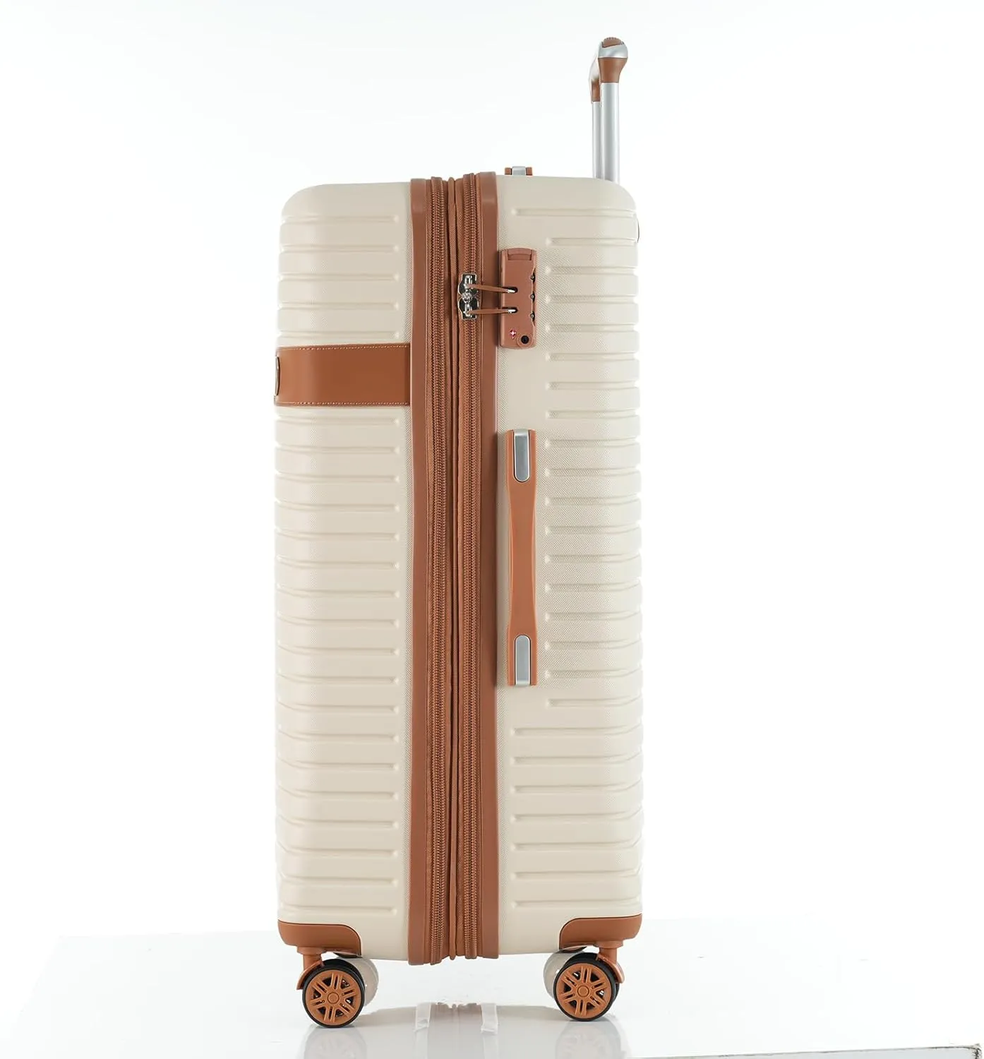 3 Piece Expandable Hard Shell Luggage Set With Spinner Wheels & TSA Lock, Lightweight for Business Trip