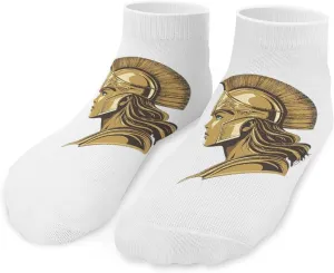 Athena Greek Goddess Unisex Ankle Socks Low Cut Funny Print Athletic No Show Stocking