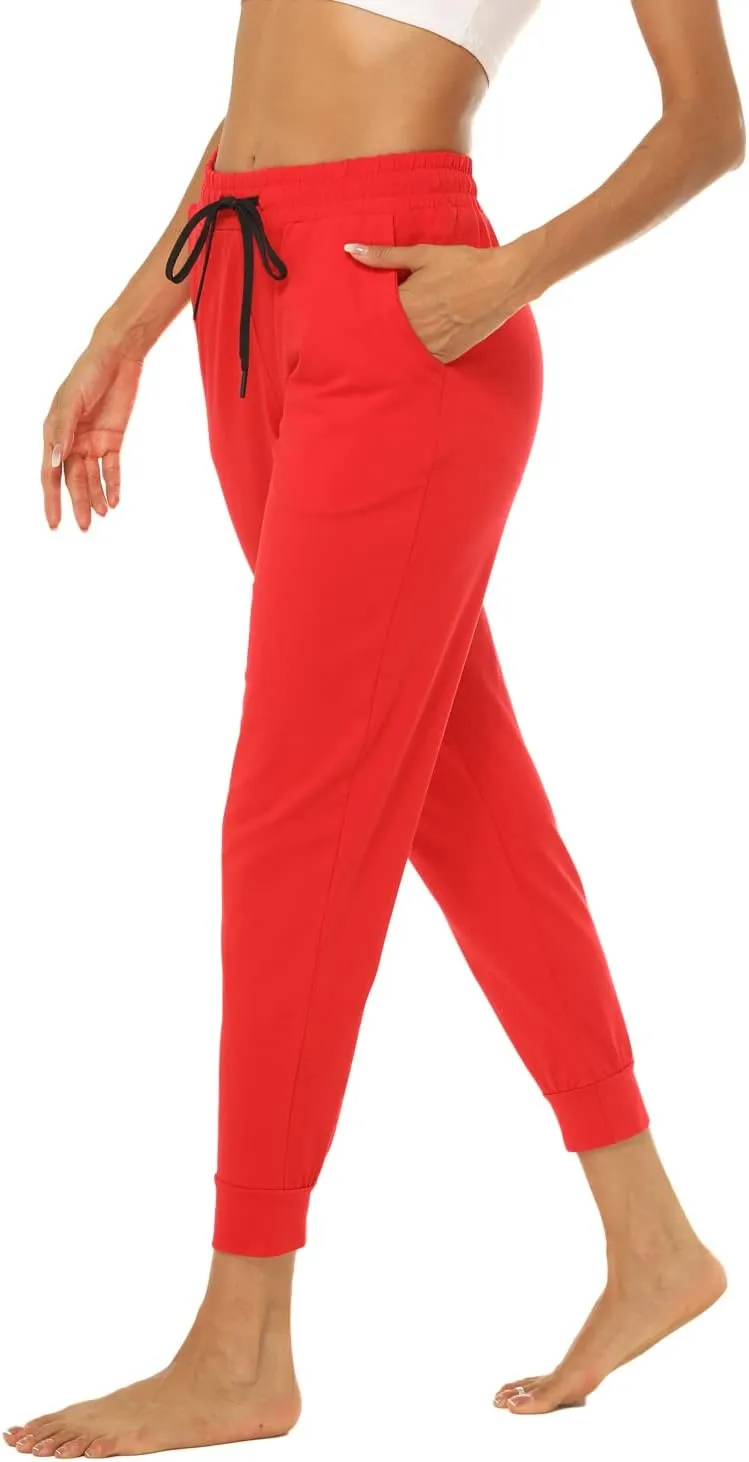 AvaCostume Women's Lightweight Cotton Sweatpants Yoga Joggers Lounge Casual Pants with Pockets