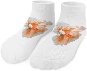Beautiful Betta Fish Unisex Ankle Socks Low Cut Funny Print Athletic No Show Stocking