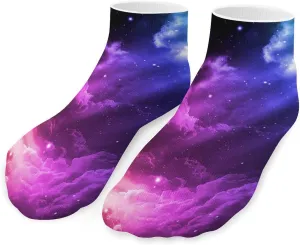 Beautiful Galaxy Unisex Low Cut Socks No Show Athletic Running Ankle Sock