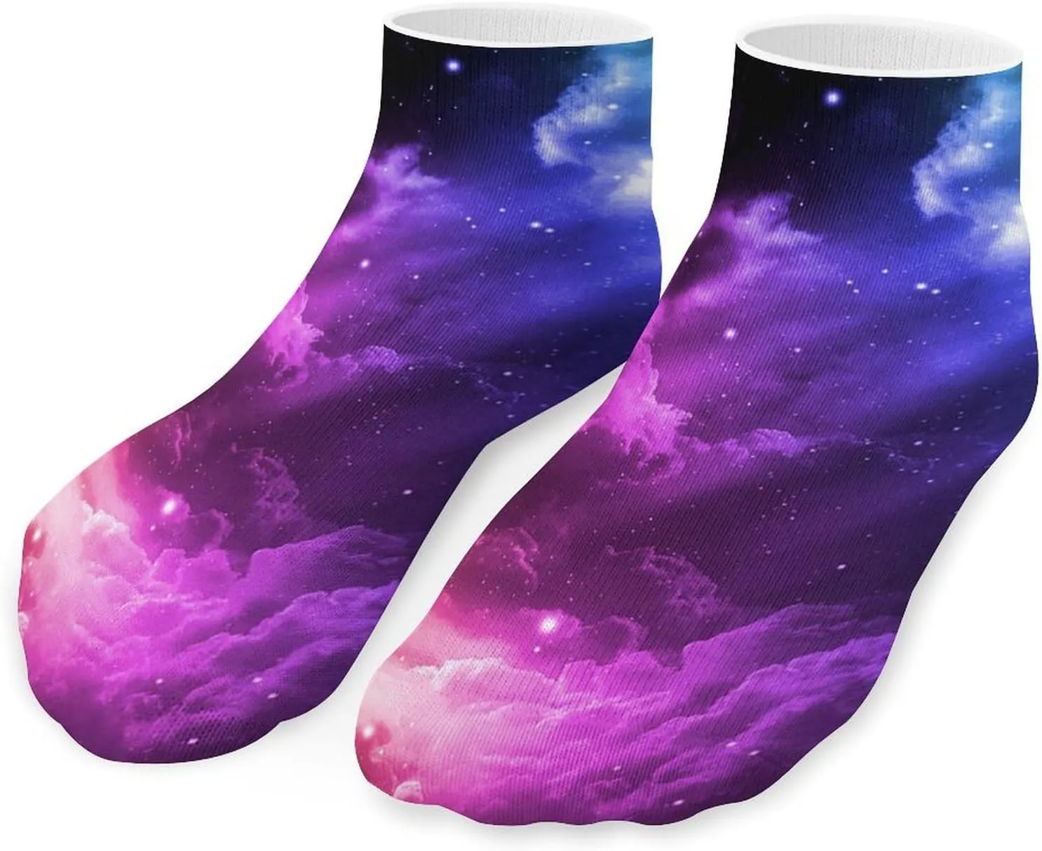 Beautiful Galaxy Unisex Low Cut Socks No Show Athletic Running Ankle Sock