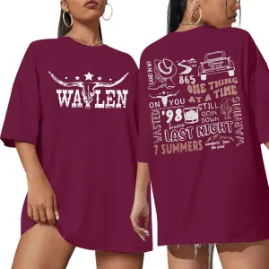 Cow Skull Women Oversized Shirts Country Music Tshirt Western T Shirt Vintage Music Lover Gift Rodeo Cowboy Graphic Tee