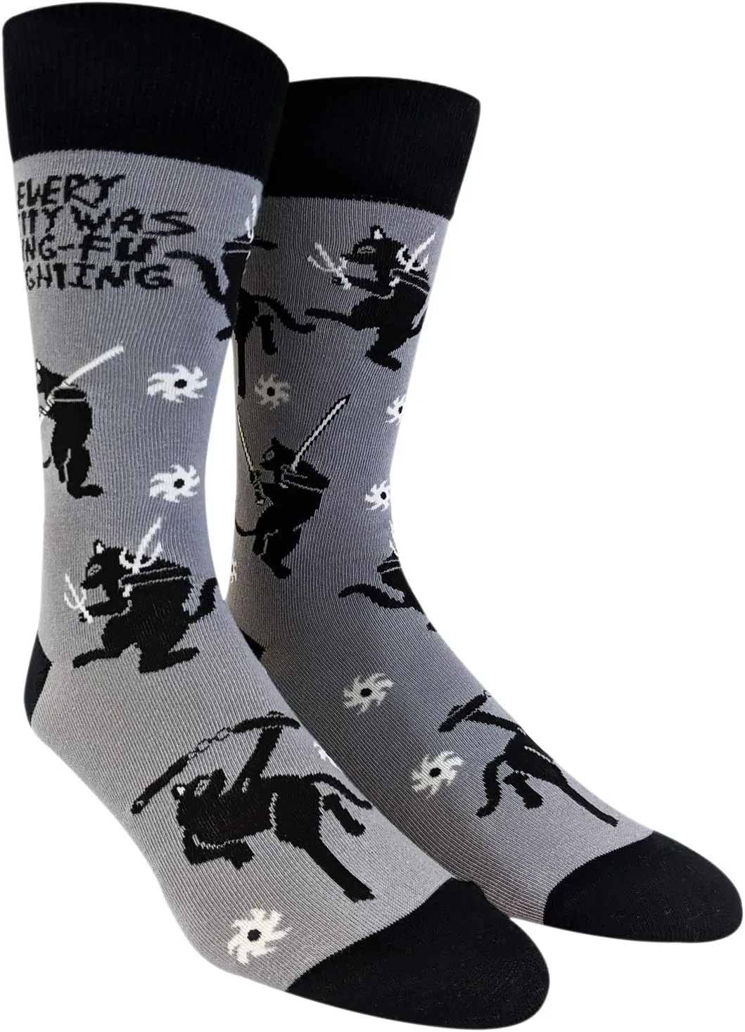 Crazy Dog T-Shirts Mens Sarcastic Socks Funny Crew Footwear for Adults