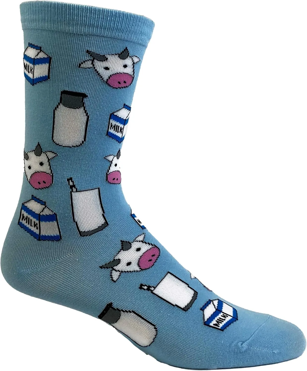 Crazy Dog T-Shirts Womens Cute Mismatched Socks With Funny Graphics For Ladies