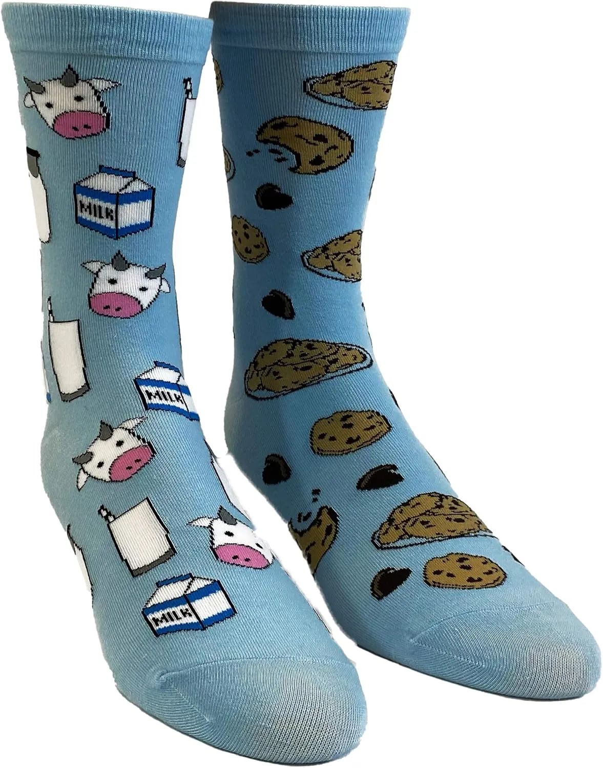 Crazy Dog T-Shirts Womens Cute Mismatched Socks With Funny Graphics For Ladies