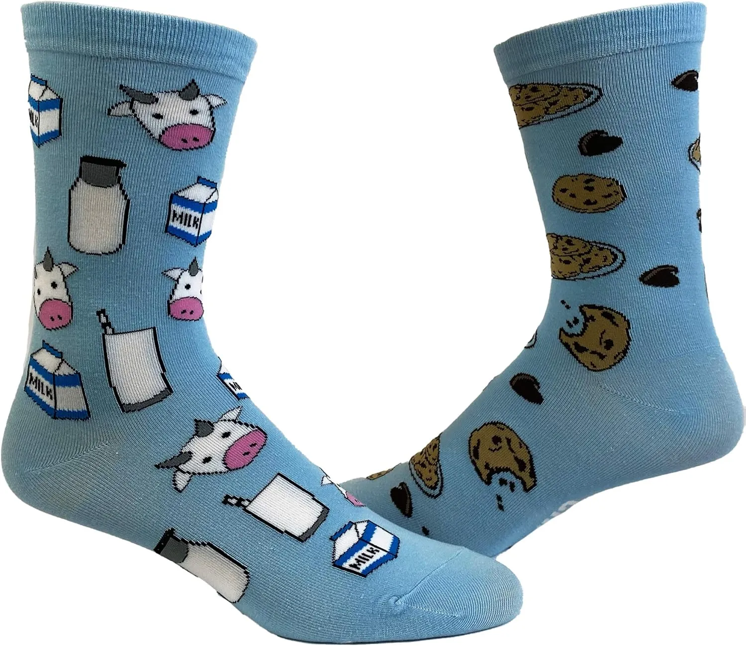Crazy Dog T-Shirts Womens Cute Mismatched Socks With Funny Graphics For Ladies