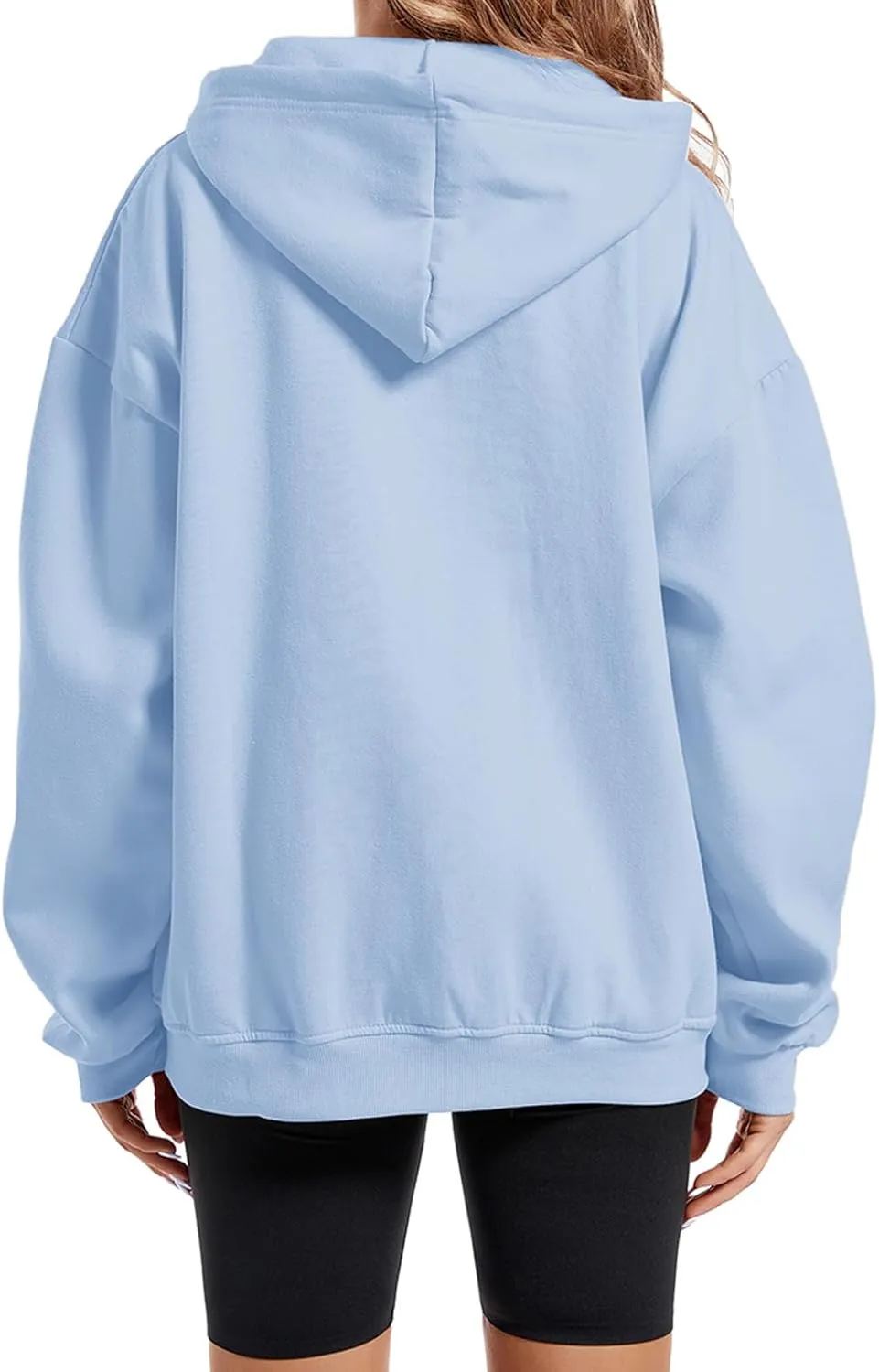 Cute Oversized Zip Up Hoodie for Teen Girls Kawaii Cartoon Cat Sweatshirt for Women Pockets Cotton Top Jackets Coat