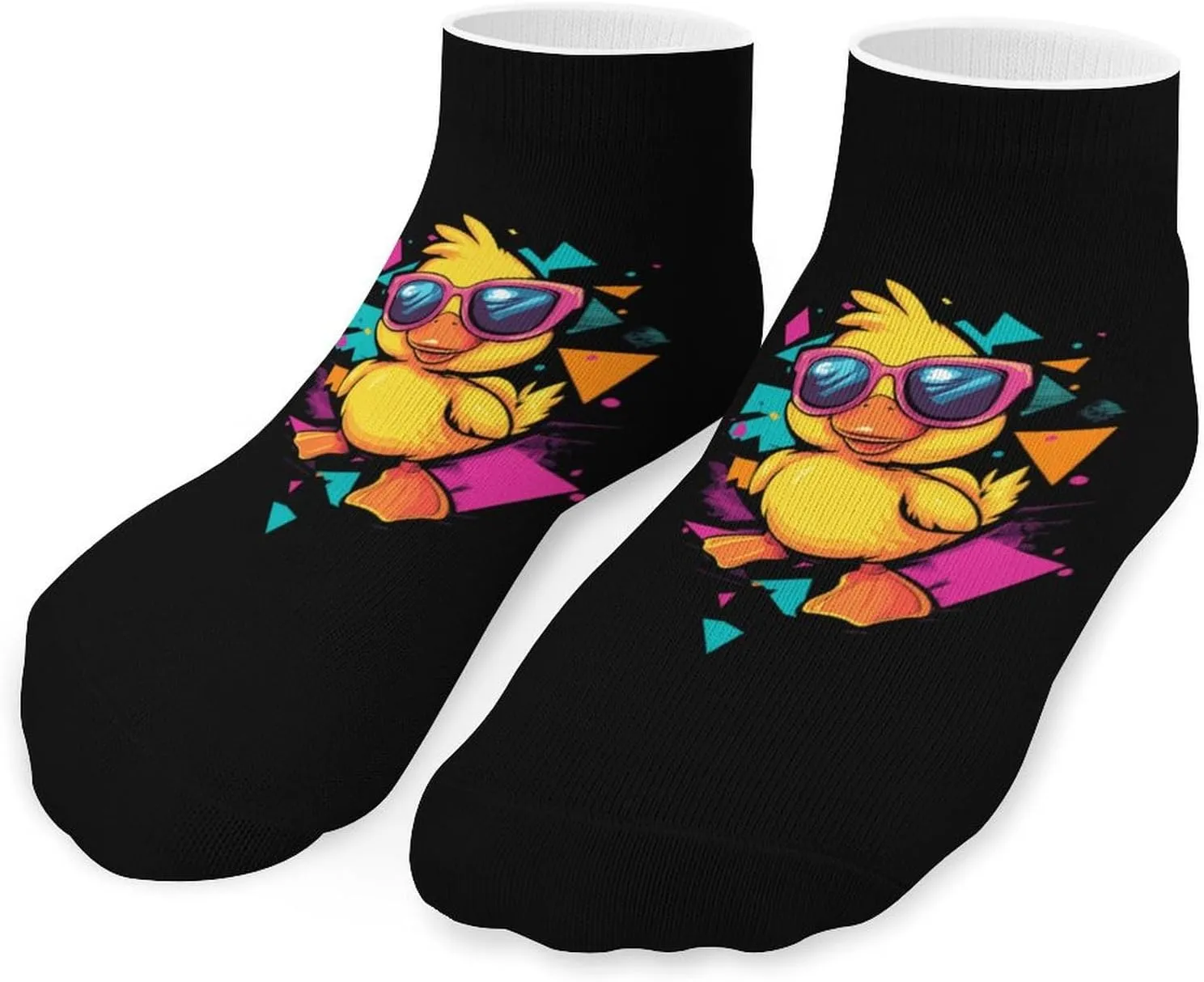 Cute Yellow Duck Unisex Ankle Socks Low Cut Funny Print Athletic No Show Stocking