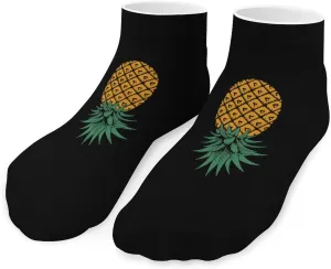Down Pineapple Unisex Low Cut Socks No Show Athletic Running Ankle Sock