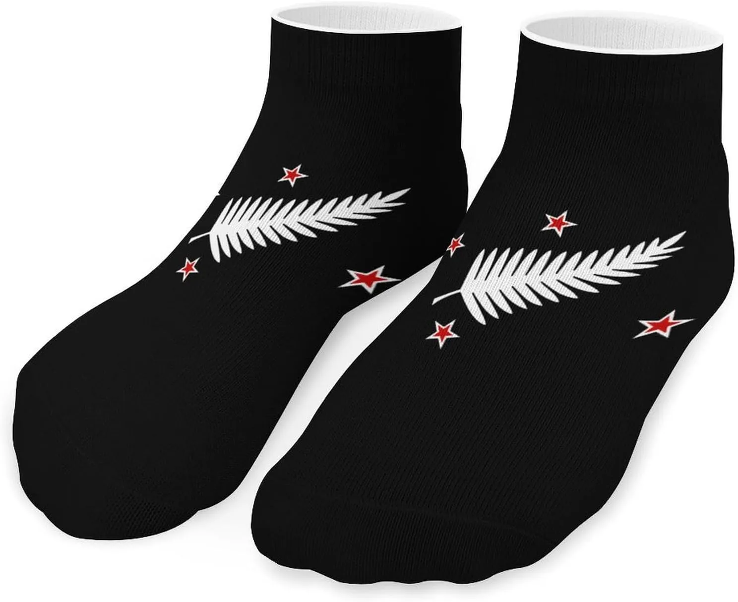 Fern Flag Unisex Ankle Socks Low Cut Funny Print Athletic No Show Stocking