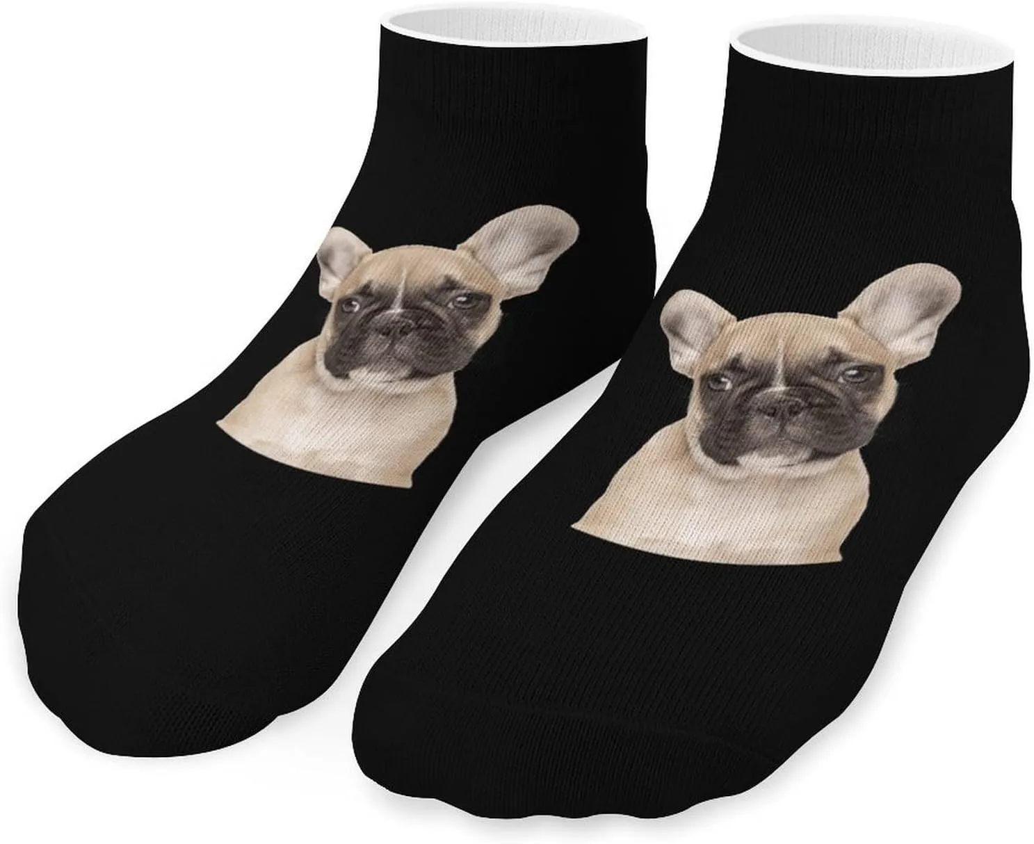 French Bulldog Unisex Low Cut Socks No Show Athletic Running Ankle Sock