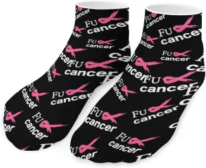 Fuck Cancer Unisex Low Cut Socks No Show Athletic Running Ankle Sock