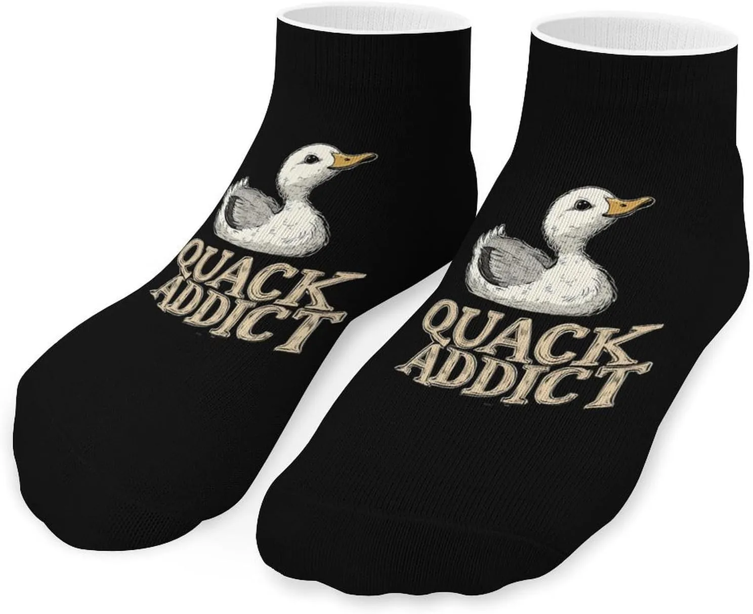 Funny Duck Unisex Low Cut Socks No Show Athletic Running Ankle Sock