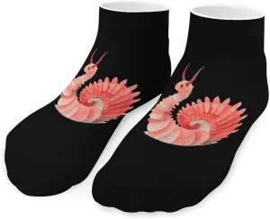 Funny Snail Unisex Low Cut Socks No Show Athletic Running Ankle Sock
