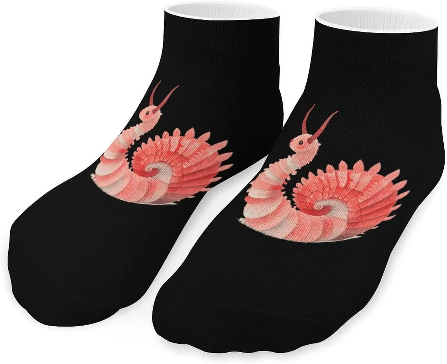 Funny Snail Unisex Low Cut Socks No Show Athletic Running Ankle Sock