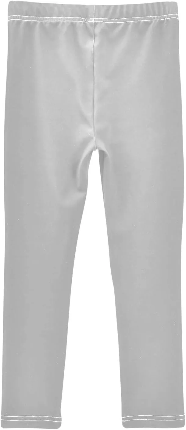 Girls Leggings Solid Toddler Footless Yoga Dance Pants Stretch High Waisted Leggings Size 4T -10Y