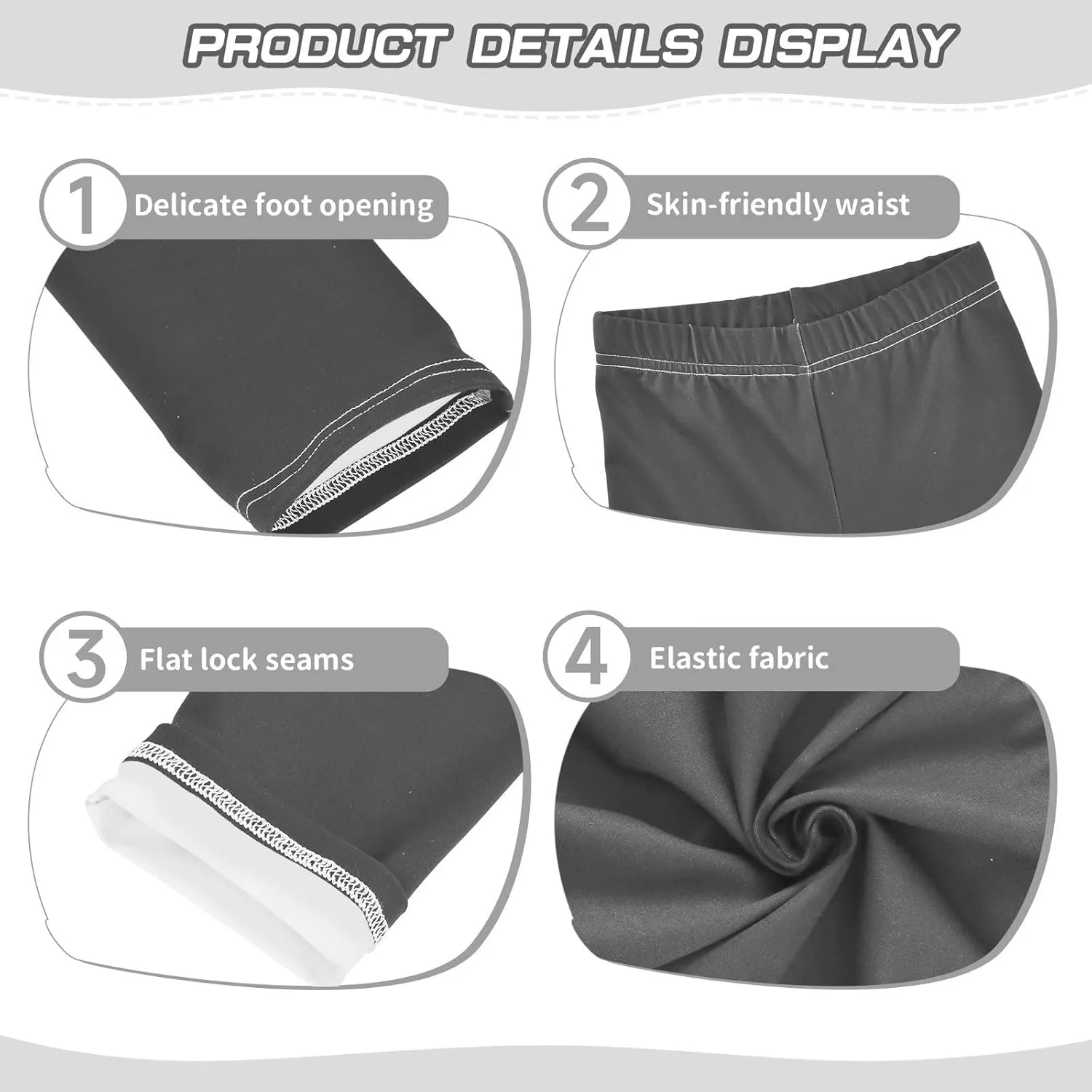 Girls Leggings Solid Toddler Footless Yoga Dance Pants Stretch High Waisted Leggings Size 4T -10Y