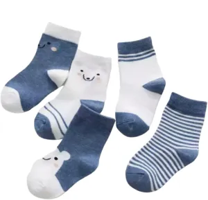 Kids Fun Novelty Crew Socks | Playful Joyful Patterns | Comfortable, Colorful and Fun Footwear