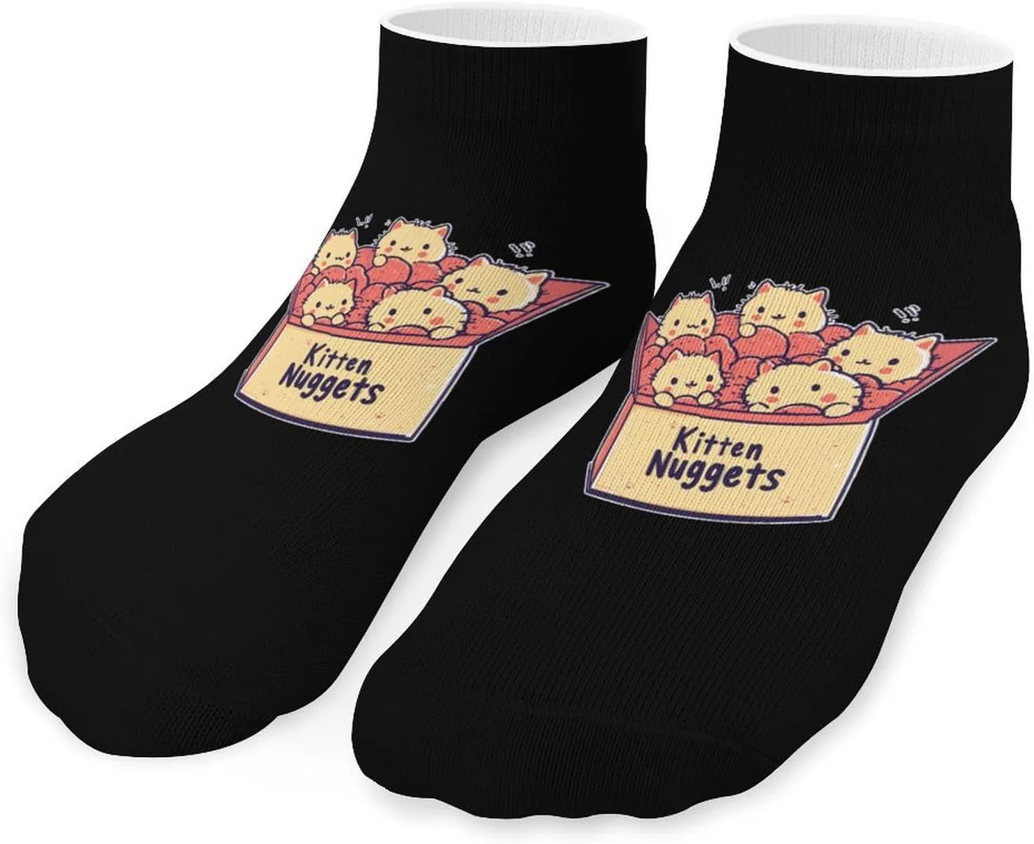 Kitten Nuggets Unisex Low Cut Socks No Show Athletic Running Ankle Sock