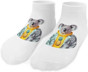Koala Cute Unisex Ankle Socks Low Cut Funny Print Athletic No Show Stocking