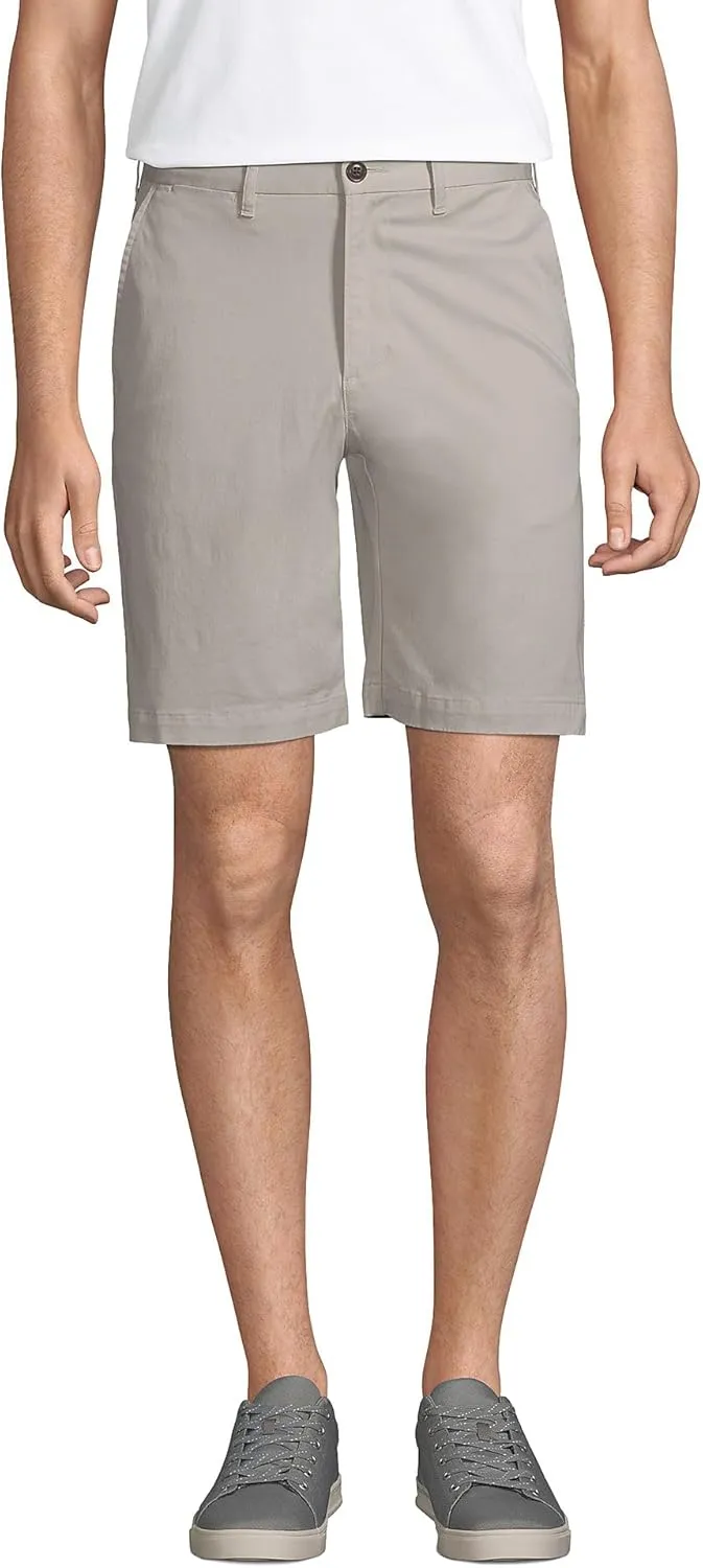 Lands' End Men's 9" Traditional Fit Comfort First Knockabout Chino Shorts