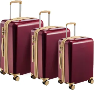 Lightweight, Dark red, Carry-On 20/24/34Inch