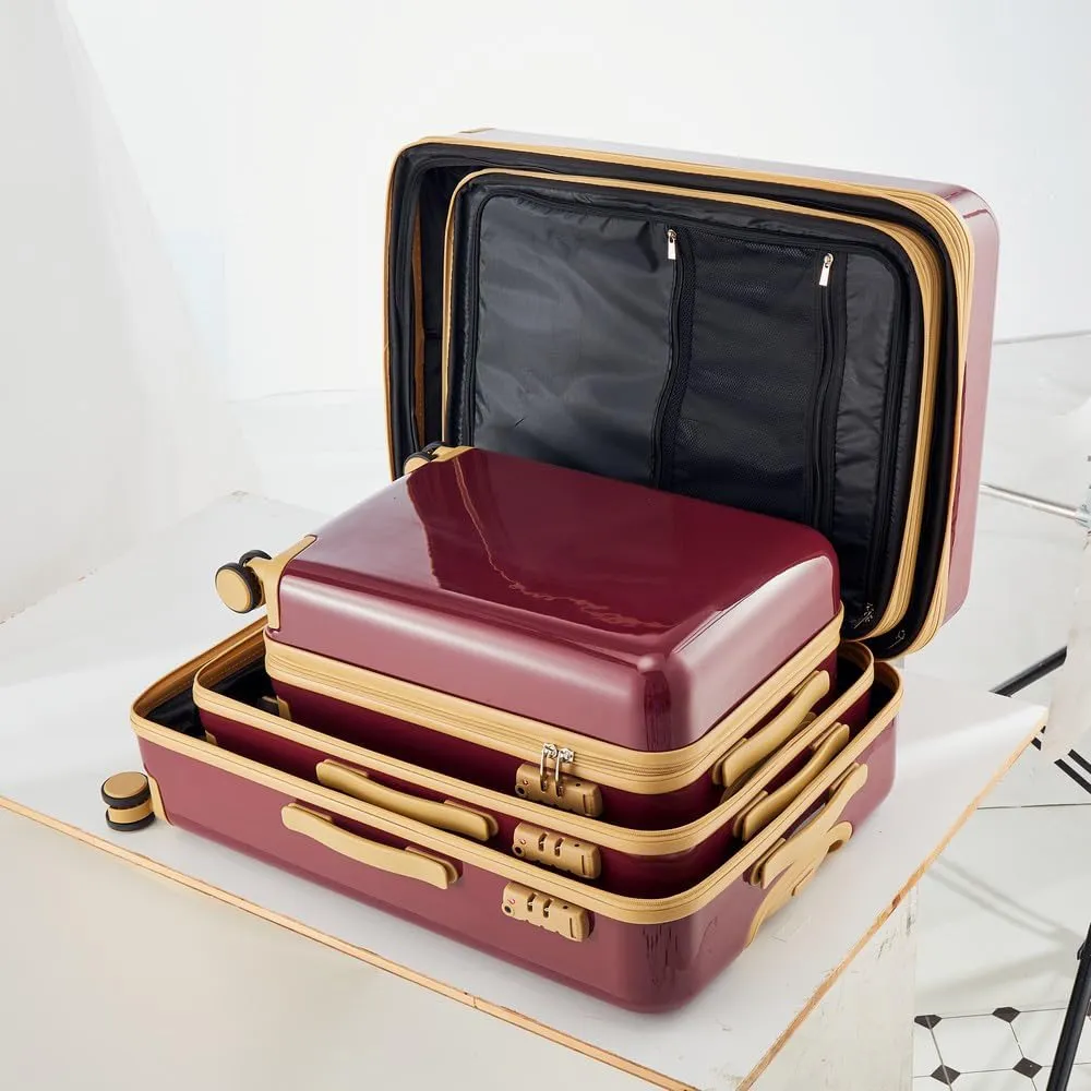 Lightweight, Dark red, Carry-On 20/24/34Inch