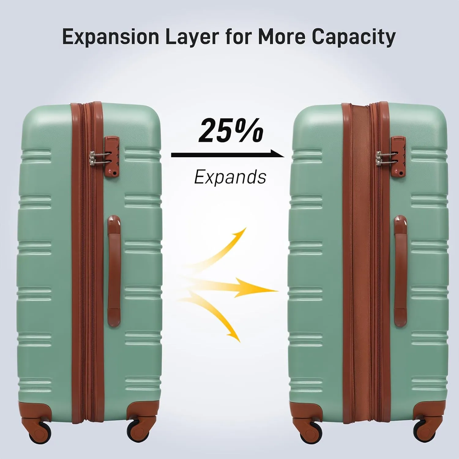 Lightweight, Green, Carry-On 20-Inch