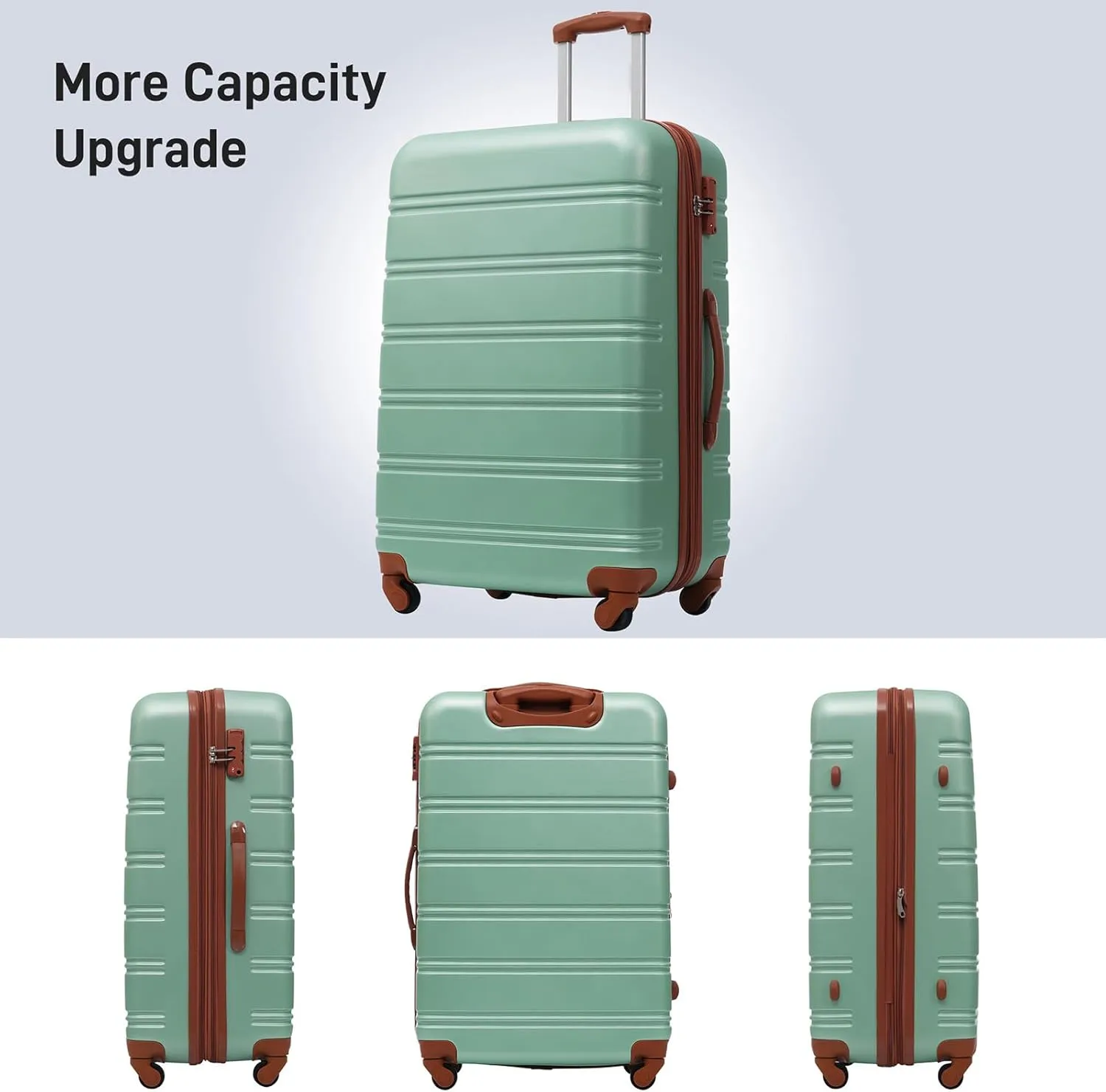 Lightweight, Green, Carry-On 20-Inch
