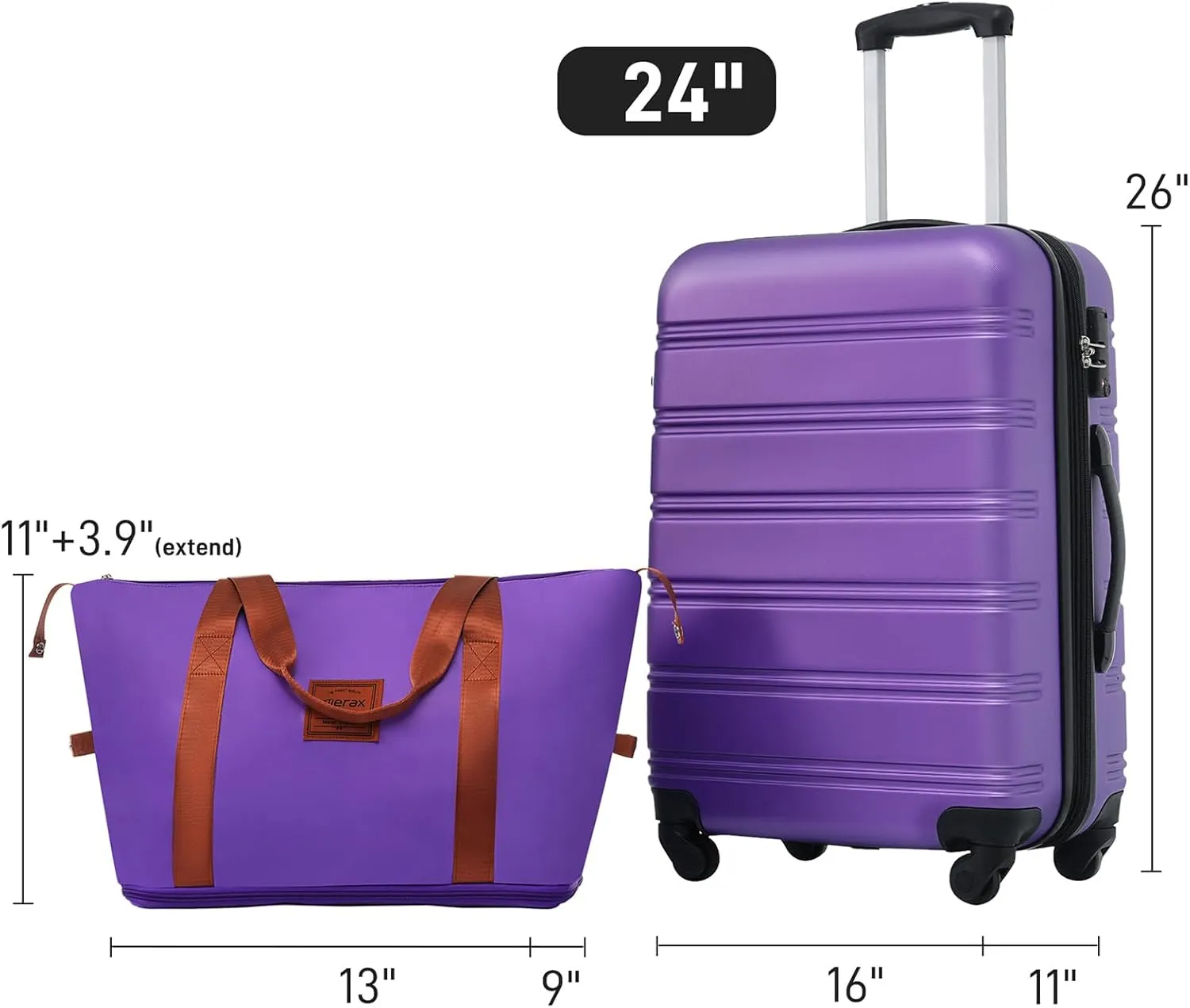 Lightweight, Purple, Carry-On 20-Inch