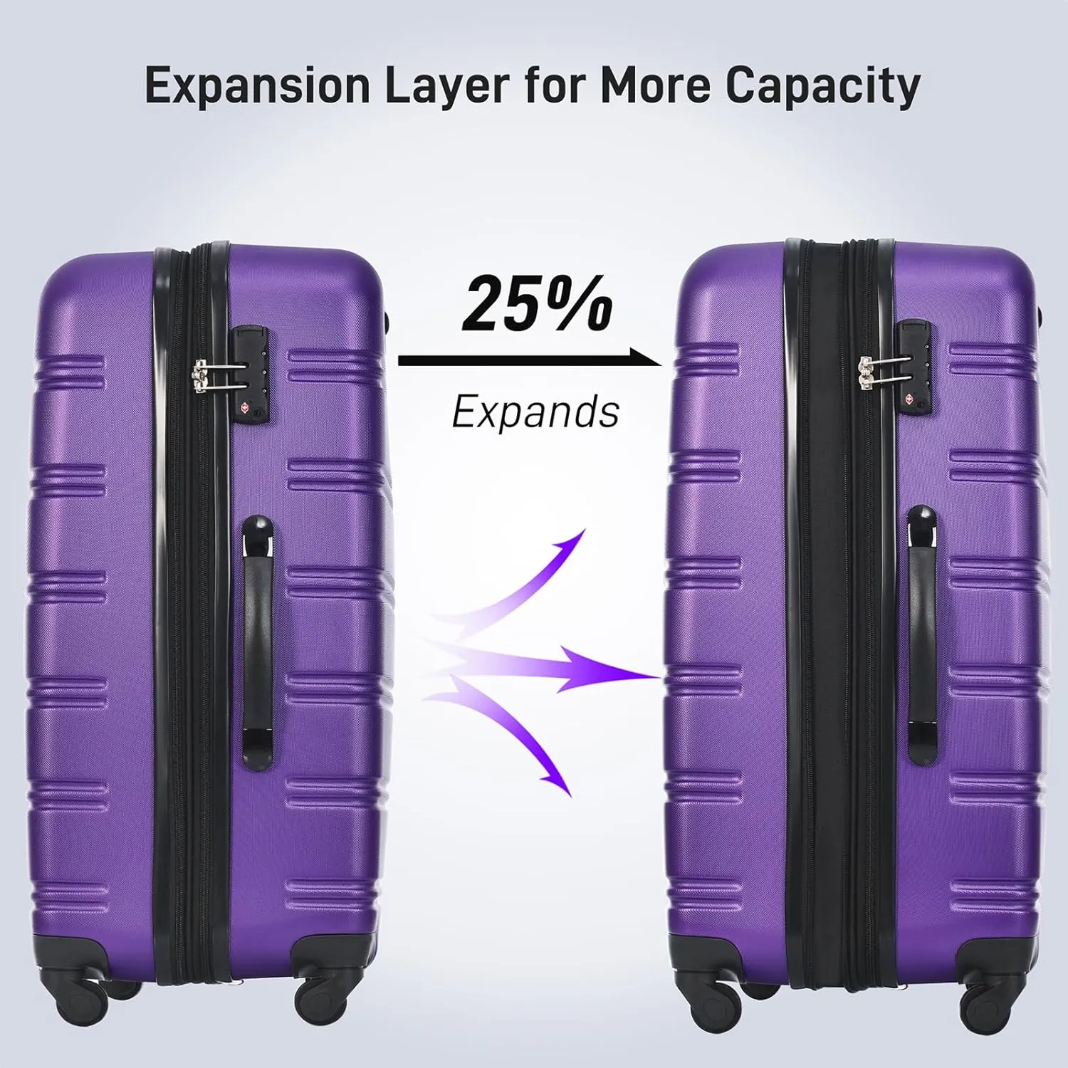 Lightweight, Purple, Carry-On 20-Inch