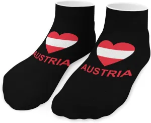 Love Austria Unisex Low Cut Socks No Show Athletic Running Ankle Sock