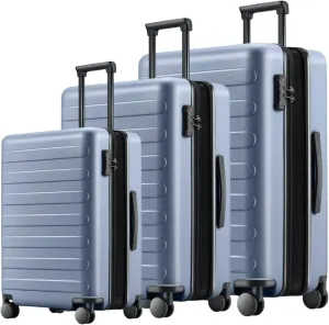 Luggage Sets 3 Piece, Carry On Luggage Airline Approved, Medium Large Checked Luggage with Spinner Wheels, Expandable, Hard Shell PC Suitcase Sets, TSA Lock, 20in/24in/28in(Shadow, Rhine Max)