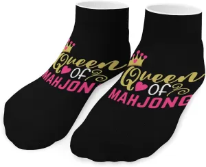 Mahjong Queen Unisex Low Cut Socks No Show Athletic Running Ankle Sock