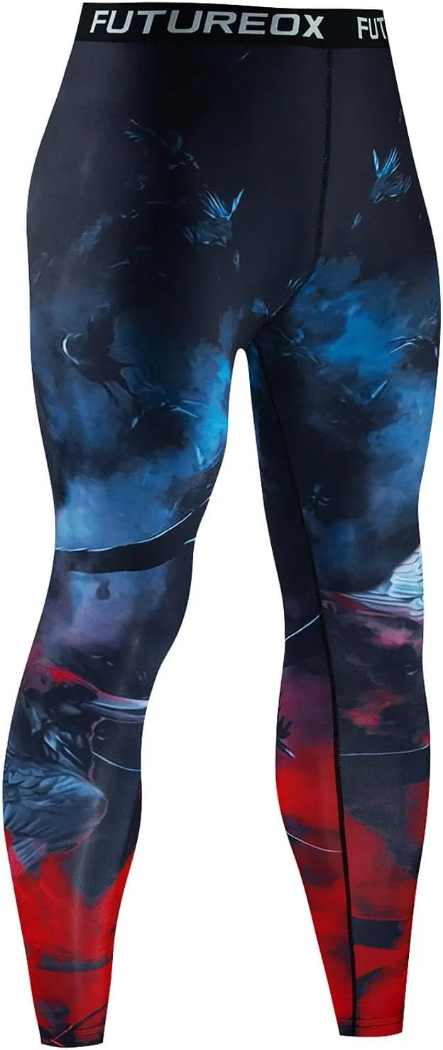 Mens Jogger Pants Seamless Stretchy Workout Gym Leggings Athletic Tights Running Sports Compression Pants Activewear