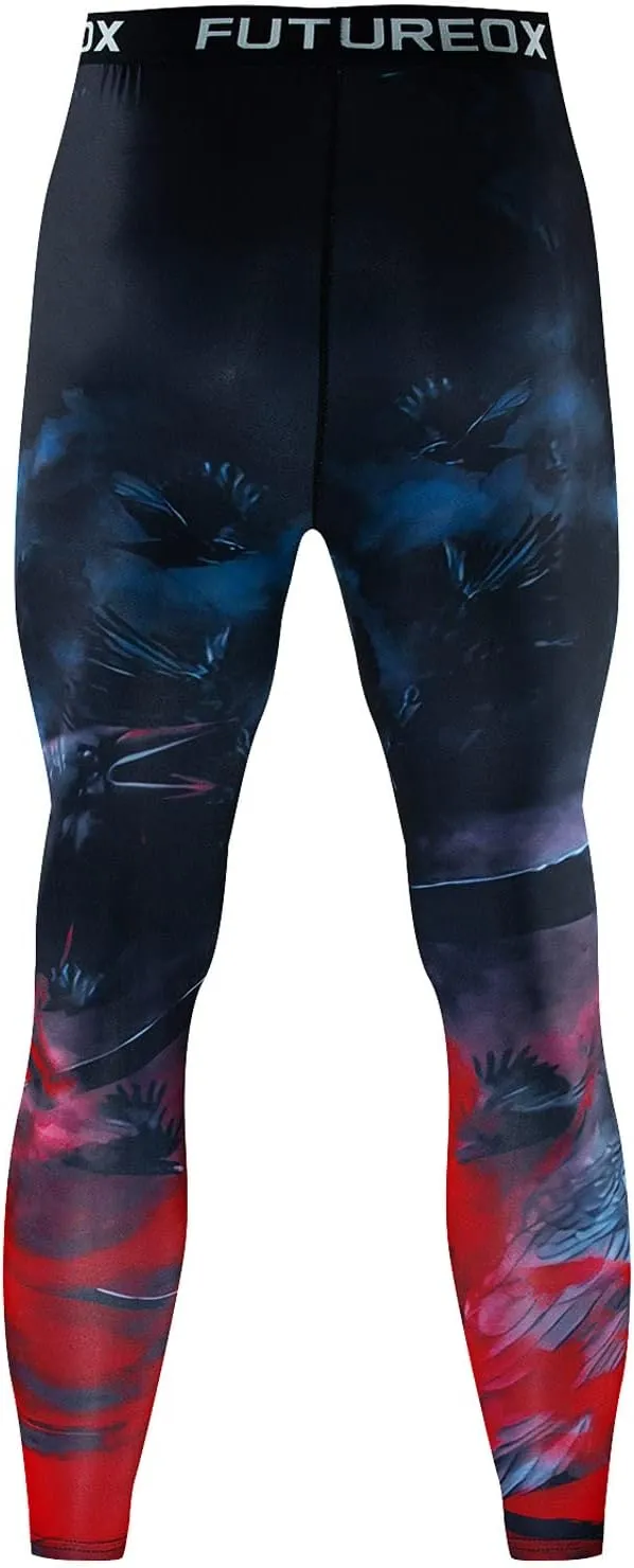 Mens Jogger Pants Seamless Stretchy Workout Gym Leggings Athletic Tights Running Sports Compression Pants Activewear