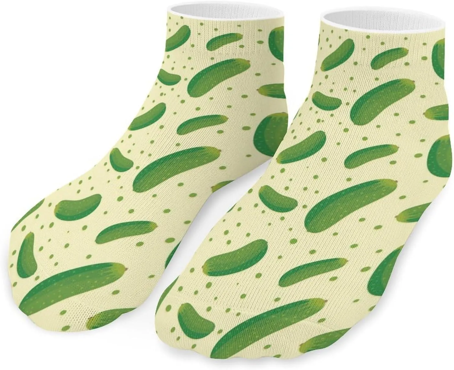 Pickle Pattern Unisex Low Cut Socks No Show Athletic Running Ankle Sock