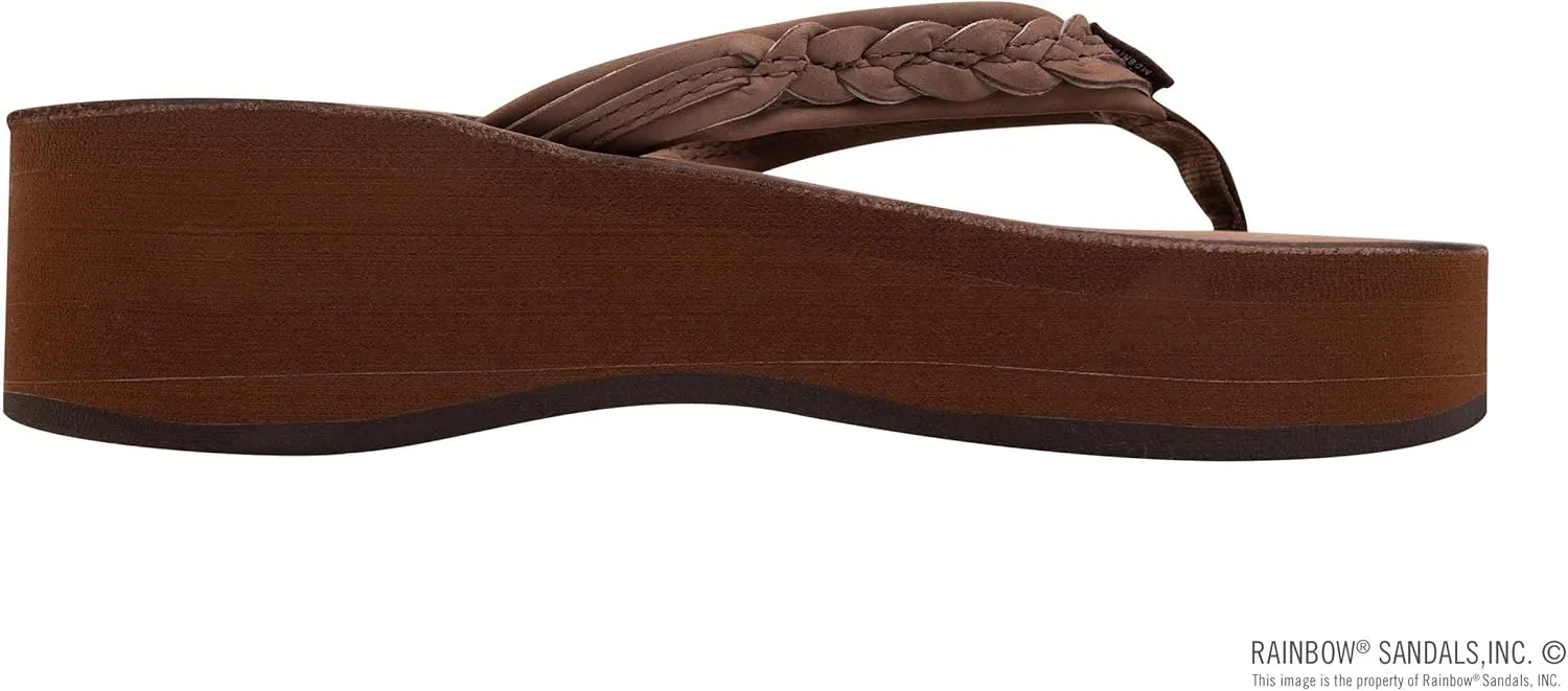 Rainbow Sandals Madison - Six Layer Arch Support with a Braid on a 3/4" Medium Strap