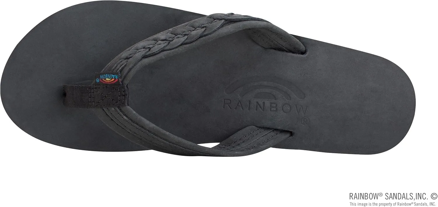 Rainbow Sandals Madison - Six Layer Arch Support with a Braid on a 3/4" Medium Strap