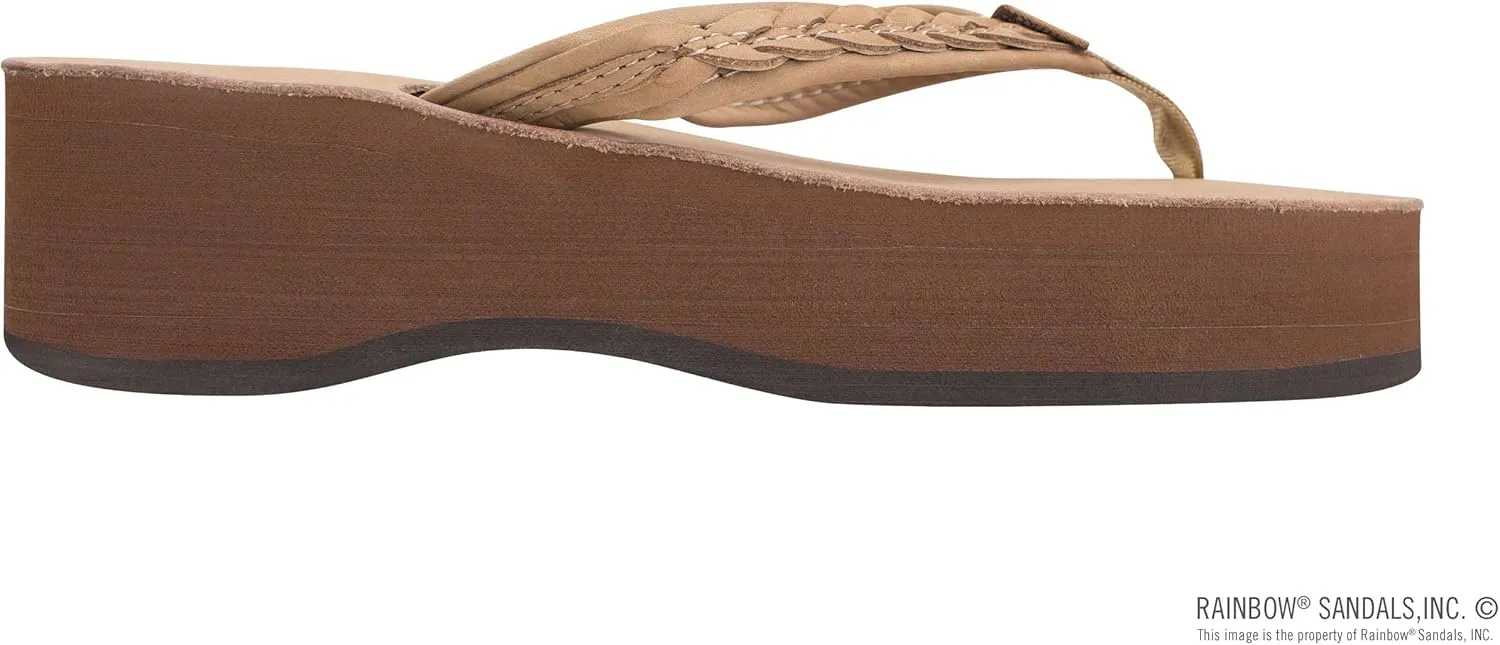 Rainbow Sandals Madison - Six Layer Arch Support with a Braid on a 3/4" Medium Strap