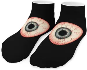 Red Eyeball Unisex Low Cut Socks No Show Athletic Running Ankle Sock