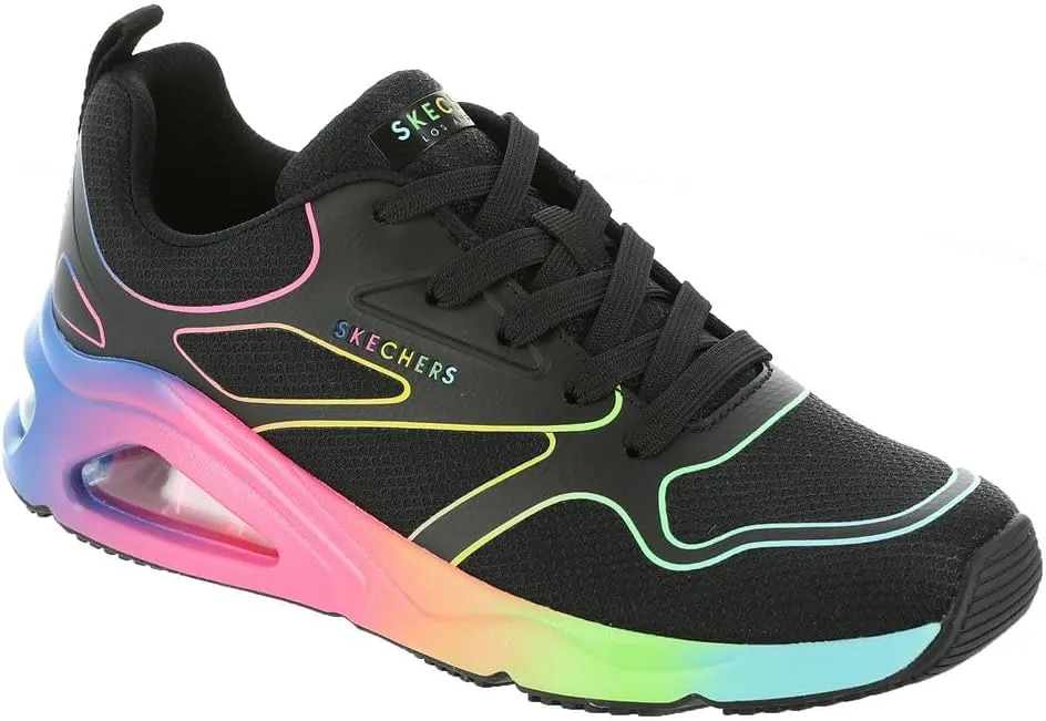 Skechers Women's Tres air Uno Rainbow Roads