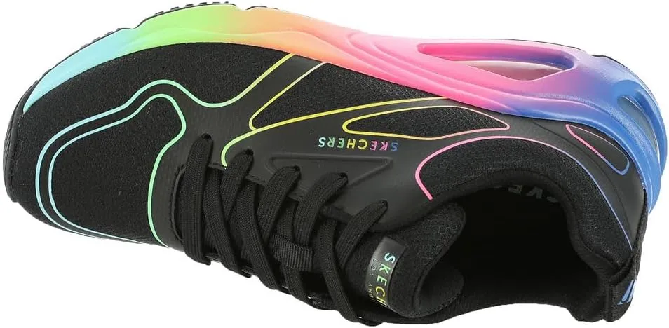 Skechers Women's Tres air Uno Rainbow Roads