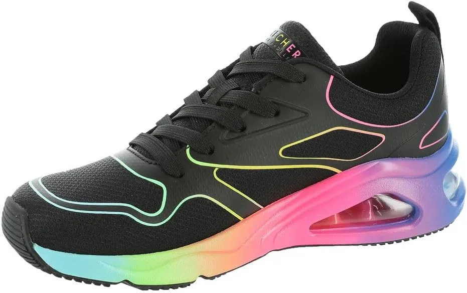 Skechers Women's Tres air Uno Rainbow Roads
