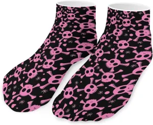 Skull Unisex Low Cut Socks No Show Athletic Running Ankle Sock