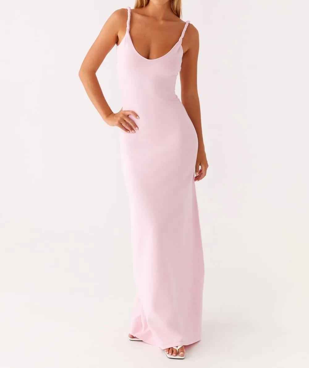 SOLILOQUY Women Y2K Maxi Dress Elegant Evening Party Dress Sleeveless Backless Long Cocktail Party Bodycon Maxi Dress Wedding