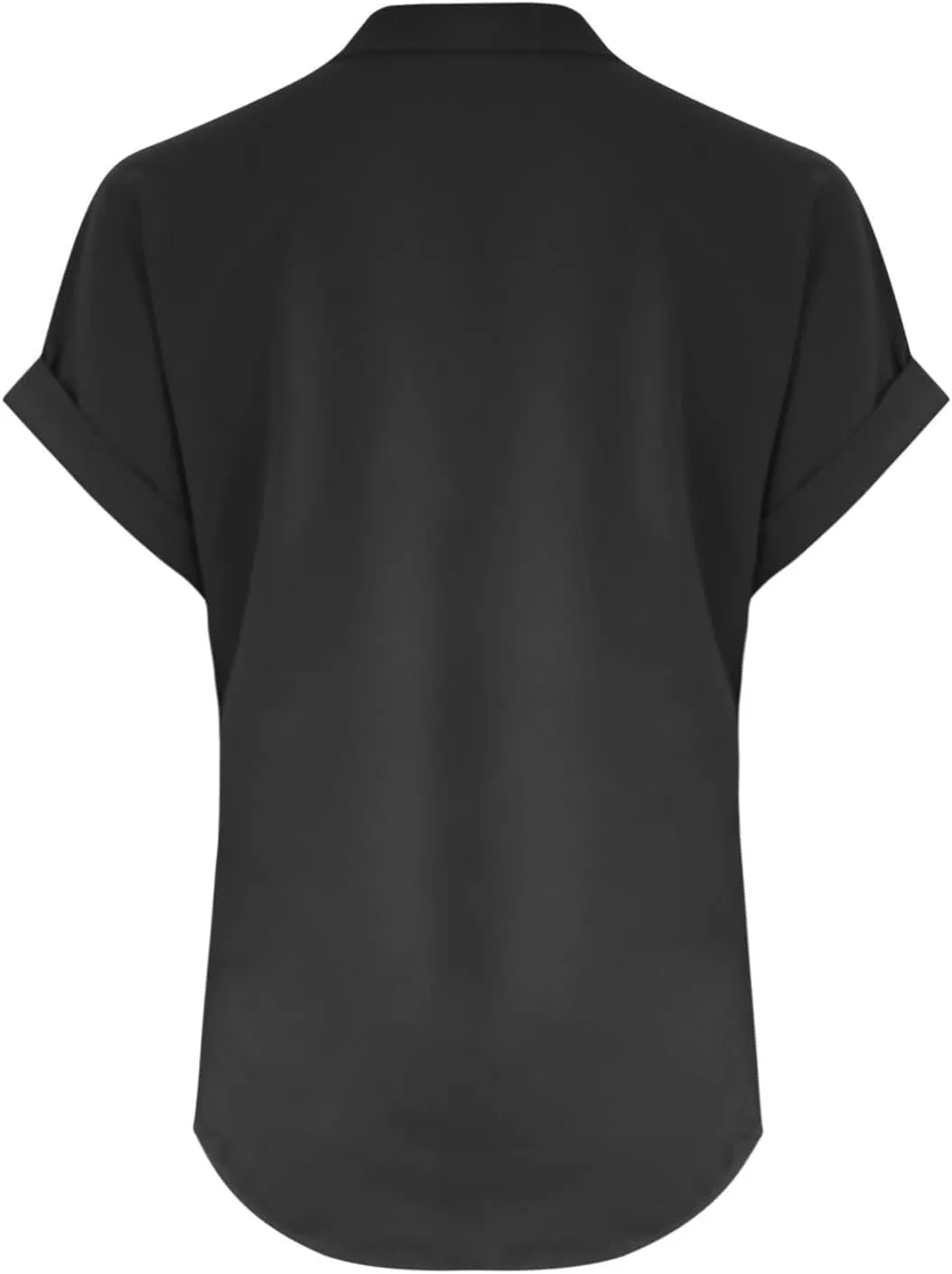 Summer Cotton Linen Shirts for Women 2025 Button Down Short Sleeve V Neck Shirts Solid Color Comfy Blouses Tunic Tops
