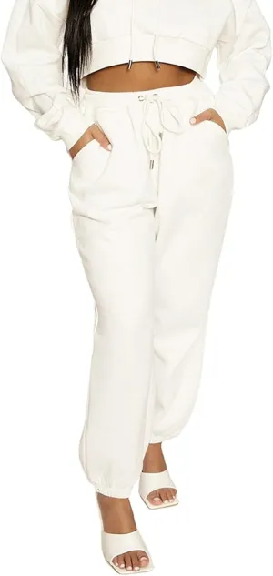 Sweatpants for Teen Girls,Women's High Waisted Joggers Summer Workout Baggy Yoga Pants Cinch Bottom Trousers