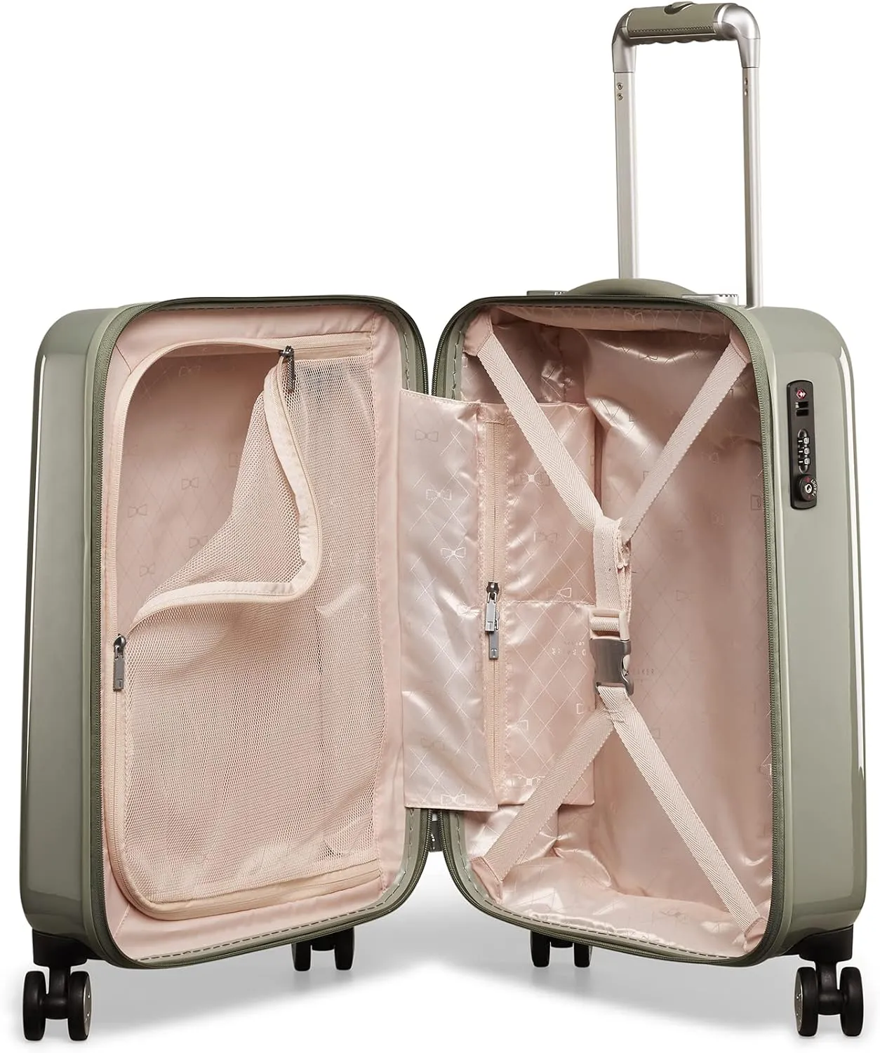 Ted Baker Hardside 28-Inch Lightweight Spinner, Sage, Carry-On,